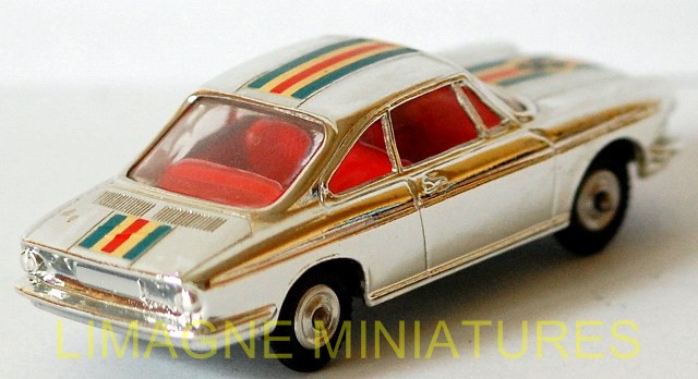 T6- 123 CORGI TOYS SIMCA 1000 COUPE CHROMER | T6 123